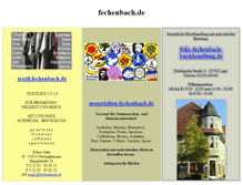 Tablet Screenshot of fechenbach.de